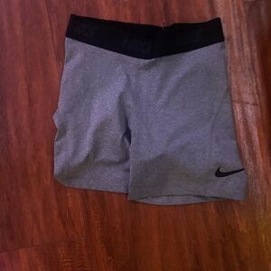 Grey Nike spandex